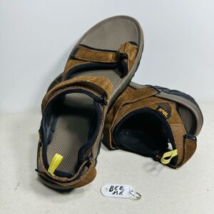 Teva Brown Sandals with Yellow Accents
